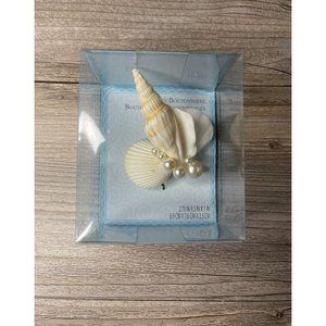 Lillian Rose Wedding Seashell Destination Groom Beach Tux Boutonniere